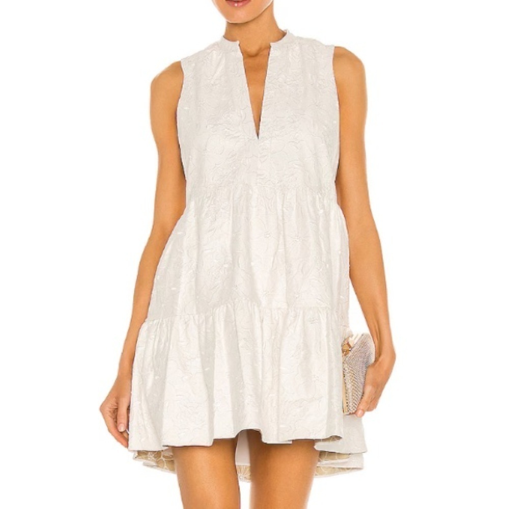 Amanda Uprichard Rylee Dress in White XS